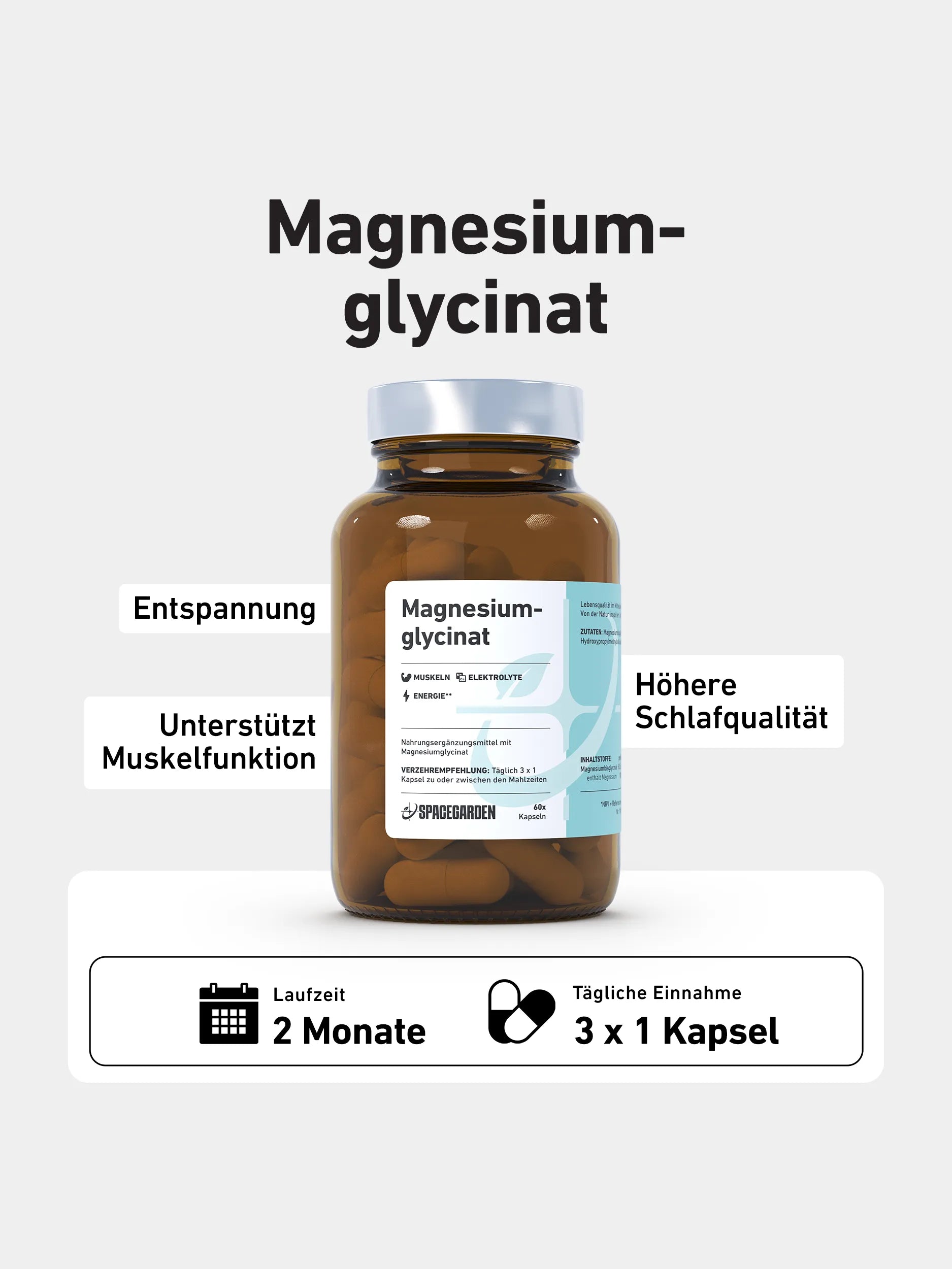 Magnesium Glycinat Kapseln
