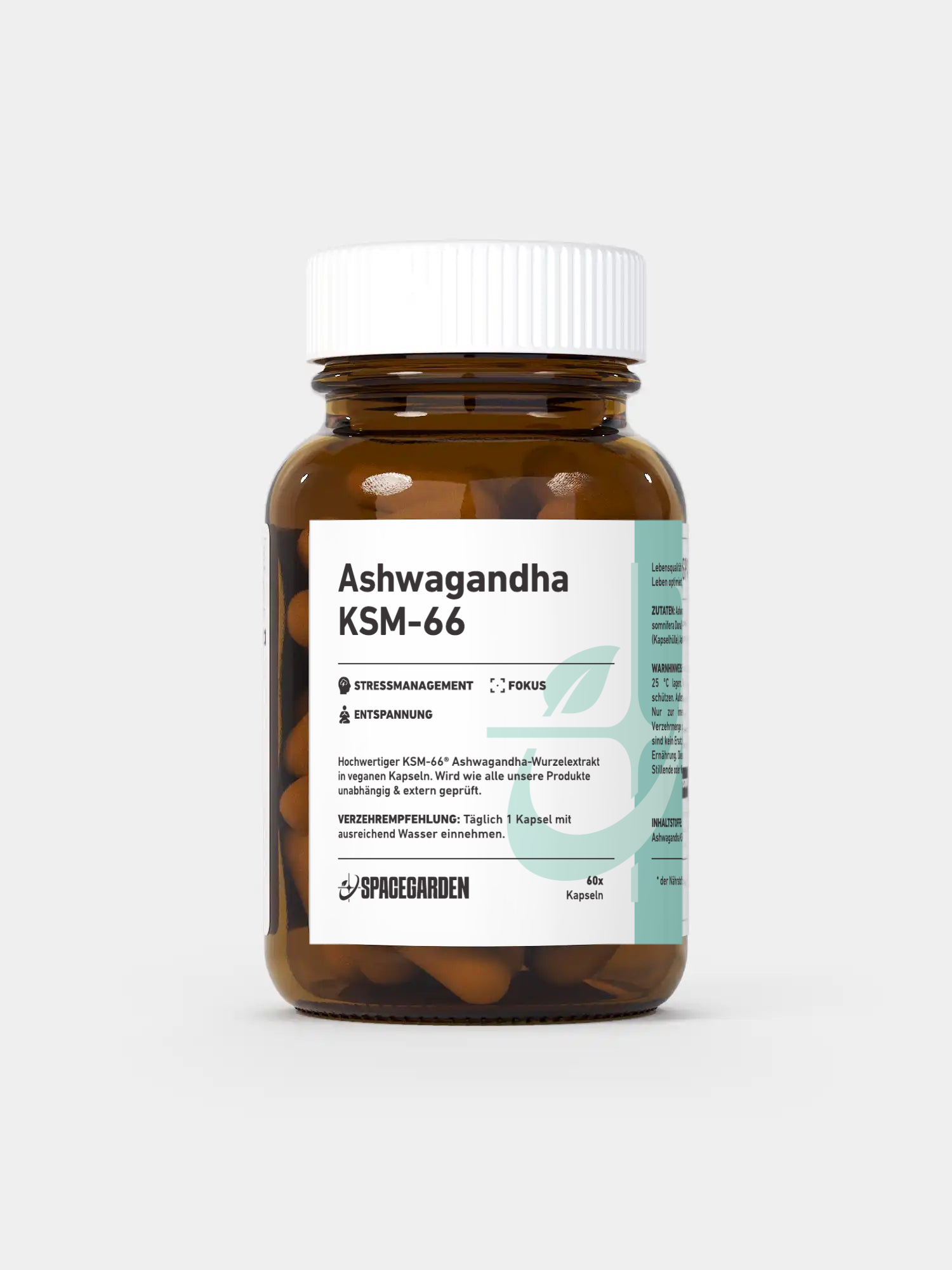 Ashwagandha Kapseln mit KSM-66® · 500 mg