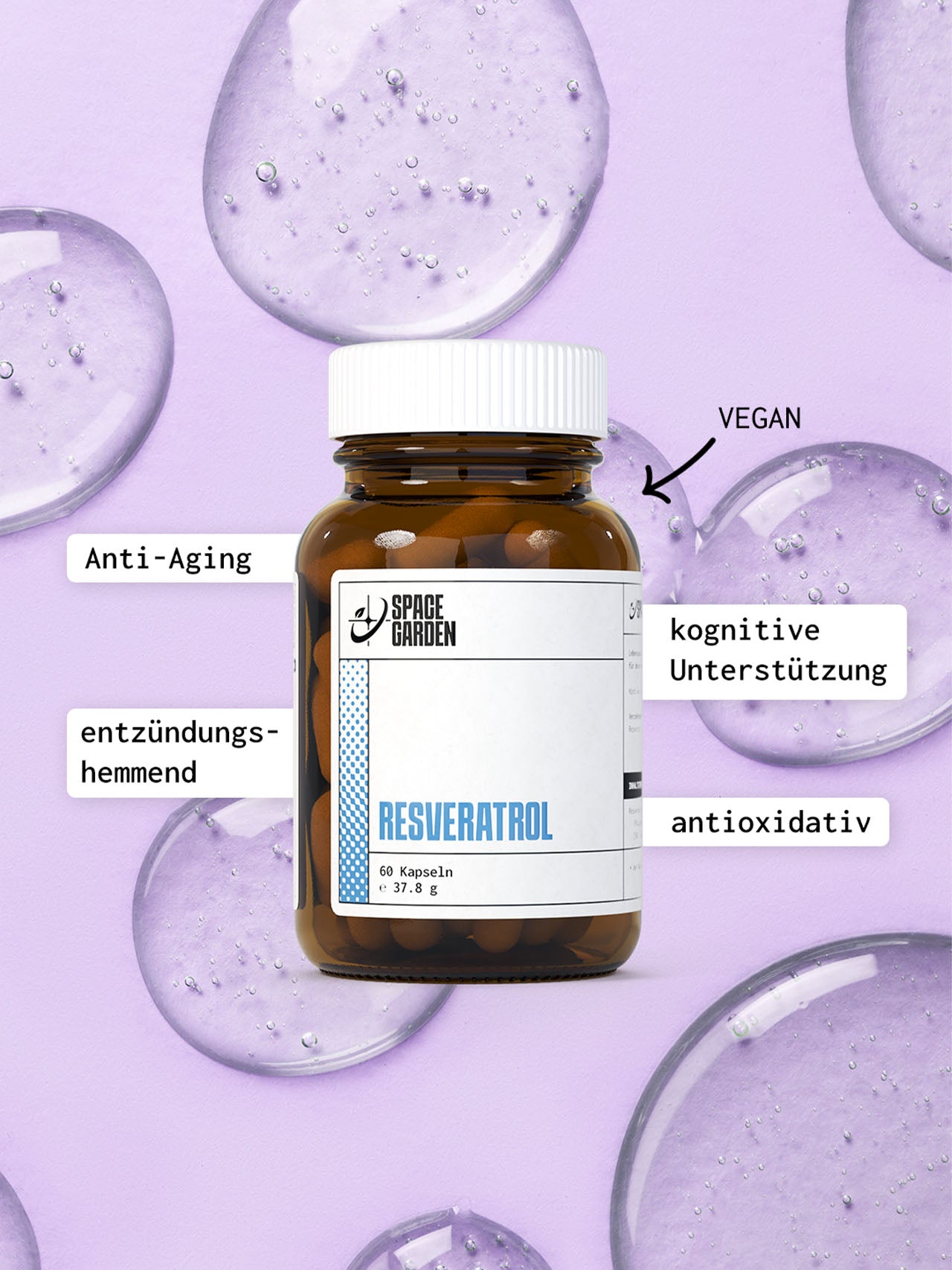 Resveratrol Kapseln - Antioxidativer Schutz