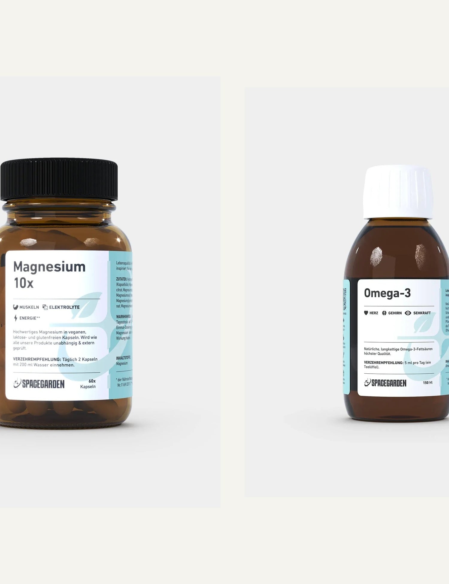 Sport Regeneration Bundle – Magnesium 10X und Omega-3 Fischöl von Spacegarden