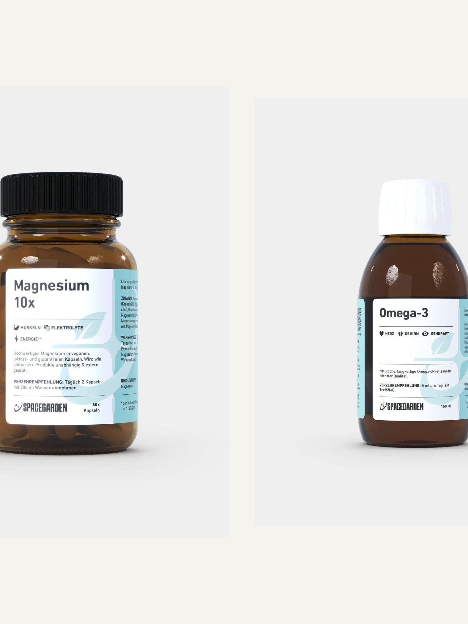 Sport Regeneration Bundle – Magnesium 10X und Omega-3 Fischöl von Spacegarden