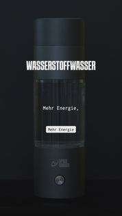 Wasserstoff-Wasserflasche