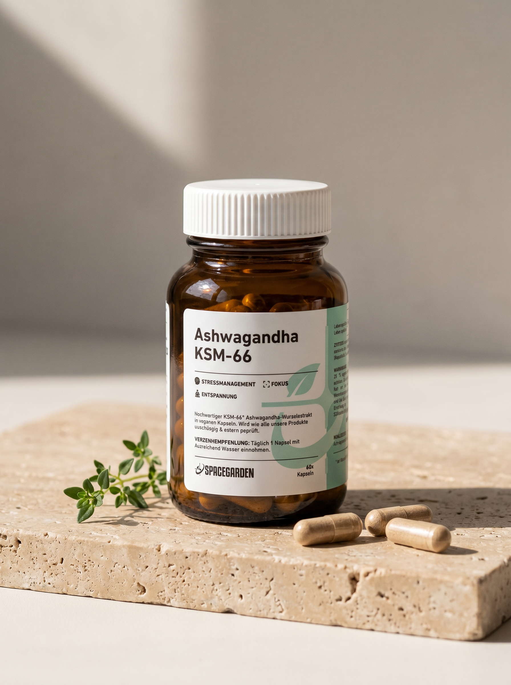 Ashwagandha Kapseln mit KSM-66® · 500 mg